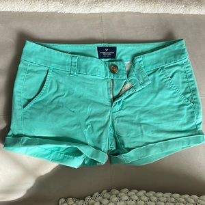 Mint green American Eagle shorts